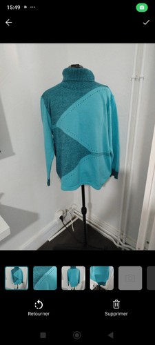 Pull femme col - , roulé
