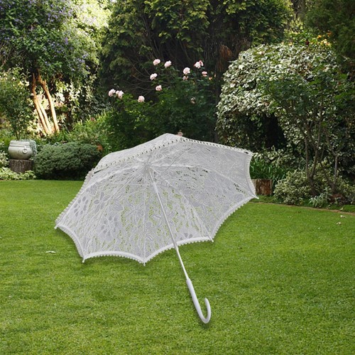 Parapluie dentelle blanc - parapluie,