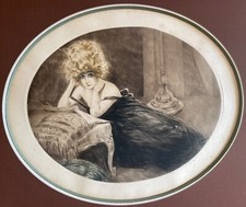 Gravure Art déco, signée