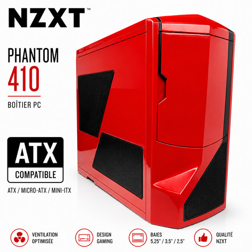 Boîtier pc nzxt - boîtier,