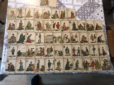 RARE ancien  jeux de carte divinatoire 52 carte + 2