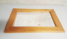 Miroir encadrement vieux bois - Déco campagne Loft Industriel