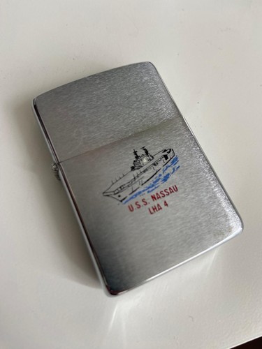 Briquet zippo vintage 1987 - vintage, uss