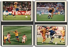 Carlos Valderrama lot de 4 PHOTOS PREES coupe du monde 1998 par sygma