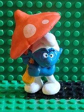 Figurine Schtroumpf Schtroumpfette Champignon 