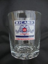 Ancien verre ricard bistrot - verre,