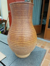 Vase céramique Accolay signé H 30 cm