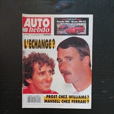 AUTO HEBDO 804 Porsche 968 Nissan 300 ZX cabriolets seat toledo 1.8 gt 16v 