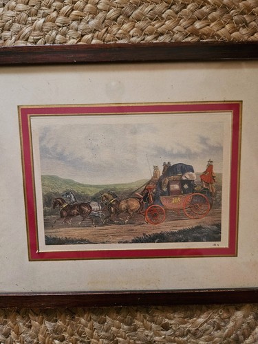 Gravure ancienne 1900 malle - gravure,