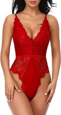 Body Femme Sexy Col V Teddy