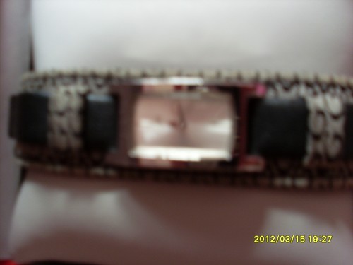 Guess montre bracelet cuir et - bracelet,