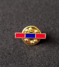 Rappel boutonnière émaillé Médaille de Défense Nationale bronze 17 x 3 mm Neuf