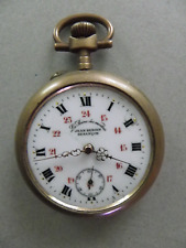 MONTRE À GOUSSET en BRONZE "La reine des montres Besançon" à RÉVISER