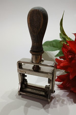 Tampon Encreur Mécanique Ancien - Bureau - Collection