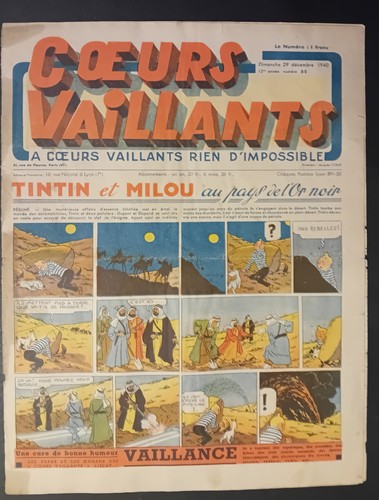 Coeurs vaillants de 1940 - vaillants,