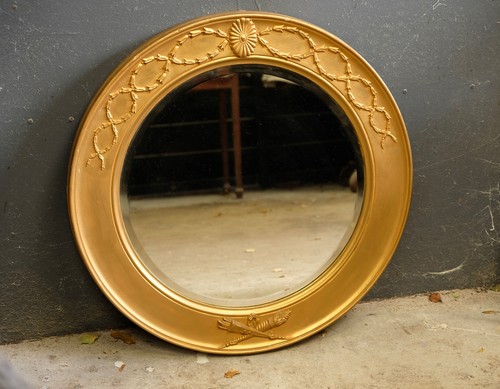 Ancien miroir doré 19ème