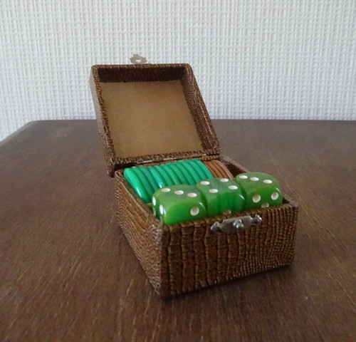 Jeu dés 421 galalithe - jeu, de