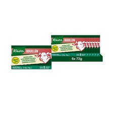 KNORR HALAL Bouillon Déshydraté Saveur Agneau Tablettes, Lot de 6 (6 x 8 x 9g)