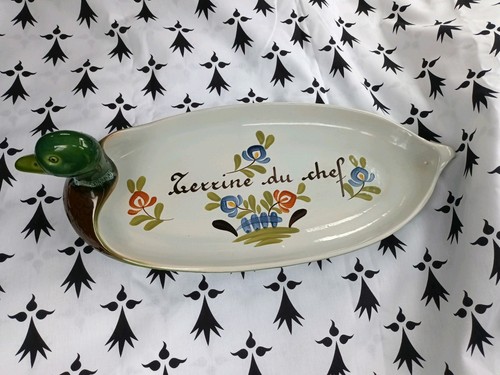 Desvres décor chaumière long