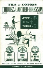 Buvard vintage fils et cotons