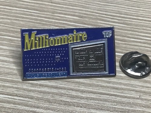 Pins millionnaire 10f fdj - pins,