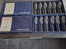 12 VERRES FLÛTES À CHAMPAGNE CRISTAL D'ARQUES MODÈLE FLEURY  EPI  