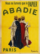PUB PAPIER CIGARETTE ABADIE