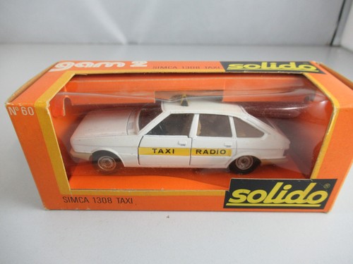 Solid simca 1308 taxi - 1:43,