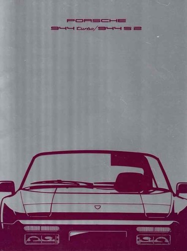 Catalogue brochure porsche 944 - catalogue,