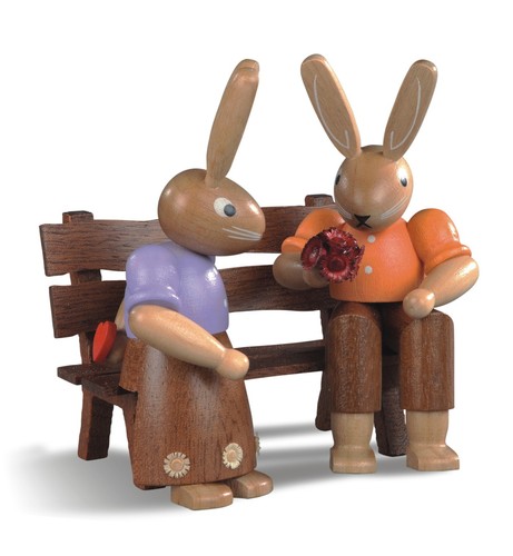 Lapin pâques couple sur - couple,,