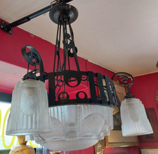 Lustre Art Déco Muller