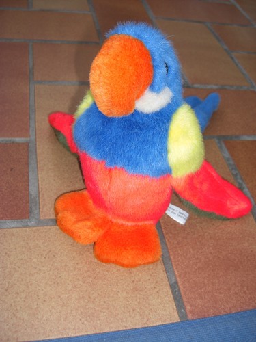 Belle peluche perroquet - peluche,
