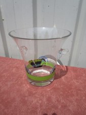 SEAU A GLACE "PAUL NAGEL" D' EPOQUE CONTEMPORAINE EN VERRE EMAILLE