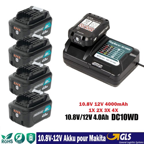 Pour makita batterie - cxt, 10,8v