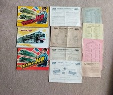 1 LOT DE 11 CATALOGUES ET DEPLIANTS JOUETS TRAINS JEP VOIE O