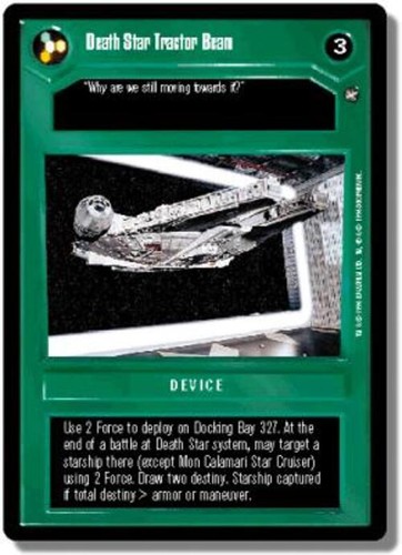 Death star tractor beam - death,