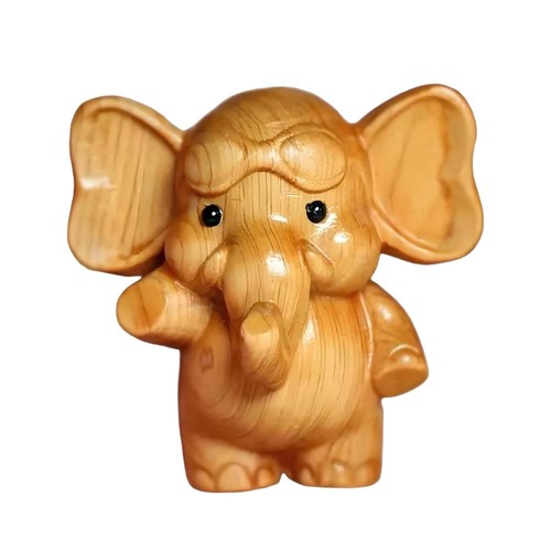 Figurine éléphant bois - en,