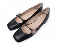 NEUF CHAUSSURES BALLERINES VALENTINO GARAVANI NOIR 40 BLACK FLAT SHOES +BOX 790€