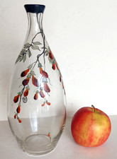 VASE  EN VERRE ÉMAILLÉ Epoque  ART-DÉCO - SIGNÉ ENAMELED GLASS