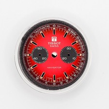 Tissot Navigator Automatic Lemania 872 Chronograph 2 Register Red Gradient Dial