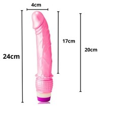 Vibro Sextoy Gode Realiste 24CM multivitesses Normes CE Dildo Femme Homme