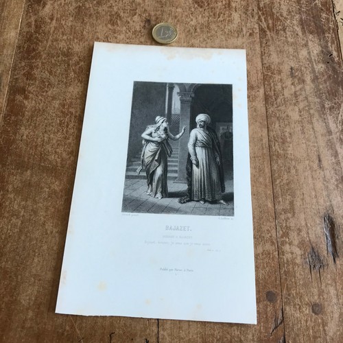 Gravure ancienne 19eme siécle - ancienne,