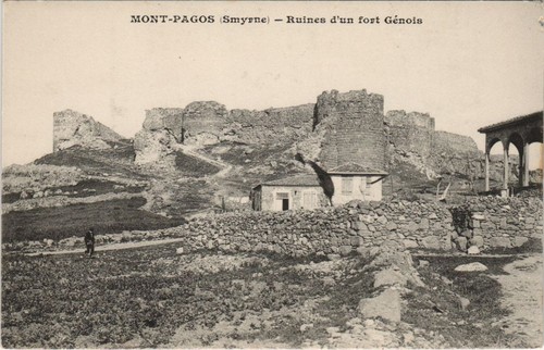Cpa constantinople ruines - ak,