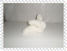 ♔ - Doudou Lapin Blanc Taupe
