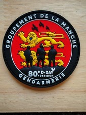 écusson de collection Gendarmerie Groupement de la Manche 80 D Day