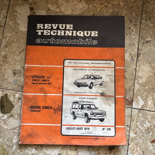 Revue technique matra - , simca