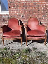 Paire De Bergères Style Louis XVI, 1900