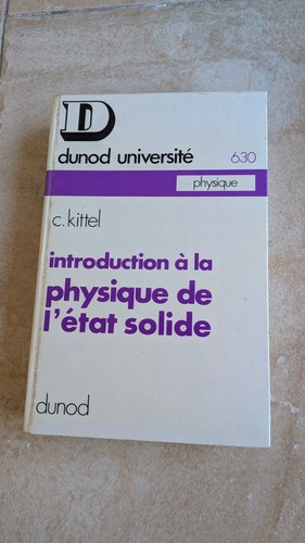 Livre kittel introduction la - introduction, a