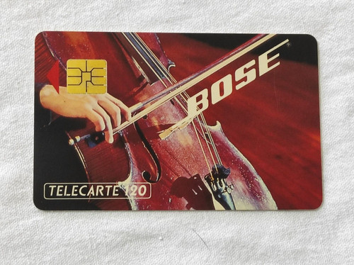 Télécarte française bose - française,