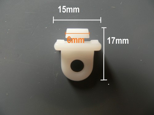 Blanc rideaux crochet arrêter - rideaux,
